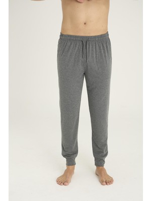 Kly 120R Erkek Likralı %100 Pamuklu Paça Manşetli Lastikli Eşofman/pantolon/pijama Altı