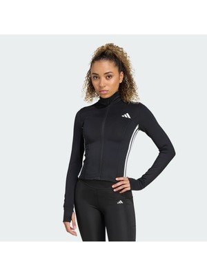 adidas Workout Essentials 3 Bantlı Kadın Siyah Antrenman Eşofman Üstü.-
