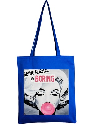 Hipder Baskılı Bez Çanta