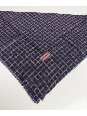 Eripek Desenli Flamalı Keten Eşarp- 06112-06