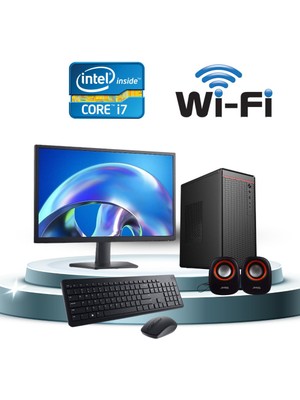 Dagmor BN2015121 H61 Anakart Intel I7 2 8gb Ram 240GB SSD 23.8' Monitör Wifi Kablosuz Set