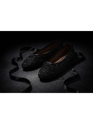 Slipcat Pullu Simli Payetli Toka Detaylı Kadın Şık Günlük Babet