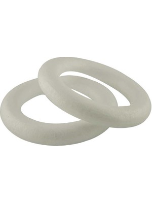 Muka Strafor Köpük  Halka 16 cm 2 Adet