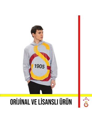 Galatasaray Lisanslı Büyük Logolu Griminelaj Sweatshirt