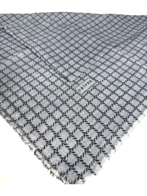 Eripek Desenli Flamalı Keten Eşarp- 06112-11