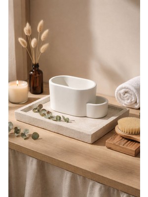 Mandalin Art Studio Oval Çok Amaçlı Dekoratif Saklama Kutusu