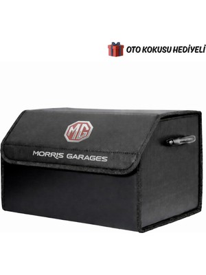 Autowise Mg Marka Logolu Oto Bagaj Organizer Çanta Oto Bagaj Çantası 2 Bölmeli Suni Deri