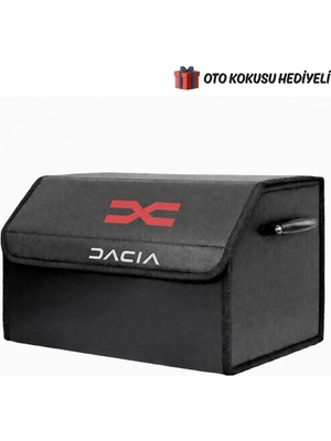 Autowise Dacia Marka Logolu Oto Bagaj Organizer Çanta Oto Bagaj Çantası 2 Bölmeli Suni Deri