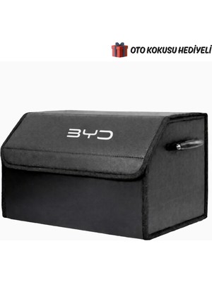 Autowise Byd Marka Logolu Oto Bagaj Organizer Çanta Oto Bagaj Çantası 2 Bölmeli Suni Deri
