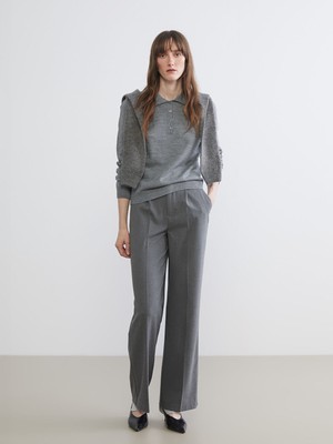 Lc Waikiki Yeni Sezon Loose Fit Kadın Pileli Pantolon