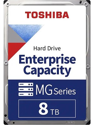 Toshiba Toshıba Enterprıse, MG08ADA800E, 3.5&amp;quot;, 8tb, 256MB 7200 Rpm, 7/24 Güvenlik, Data Center, Nas, Server, HDD
