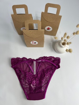 Lovelace Butik Ön Tül Arka Taşlı Külot