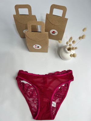 Lovelace Butik Ön Tül Arka Taşlı Külot