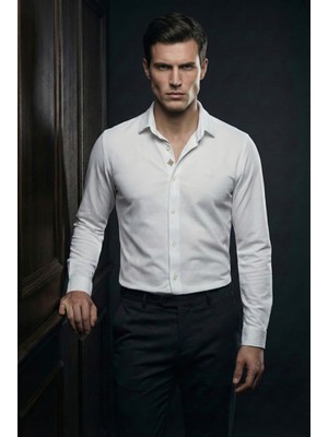 Hobi Clup Damla Desen Erkek Gömlek