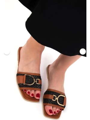 Pıer Siyah Cilt Terlik