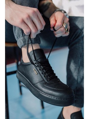 Günlük Ayakkabı  Siyah (Siyah Taban)