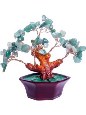 Feyza Design Yeşim Taşı Hayat Ağacı Doğal Taş Sembolü, Şifa ve Enerji Kaynağı