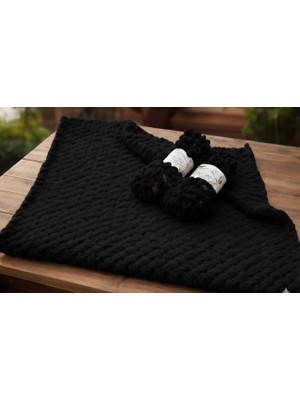 Mazsay El Örgüsü Parmak Ip Bebek Battaniyesi Baby