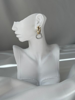 NB Steelora Premium Zirkon Sallantı Küpe