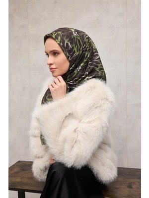 Silk Home Botanik Desen Soft Pamuk Eşarp