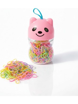 Seabubbles Panda Kutulu Mini Lastik Toka Set (230 Adet)