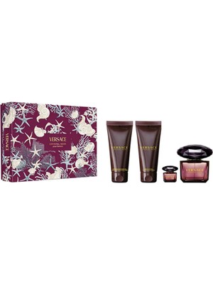 Versace Kalıcı ve Zarif Crystal Noir Edp Spring Parfüm ve Set 100ML