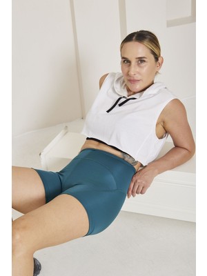 Comstar Yüksek Bel Loklu Toparlayıcı Etkili Şort Tayt