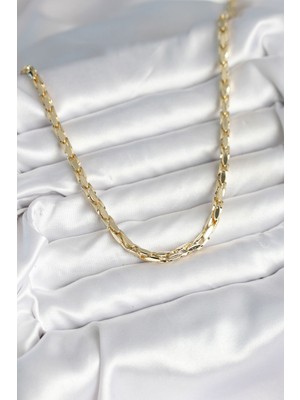 Pirinç Gold Renk 60 cm Zincir Kadın Kolye