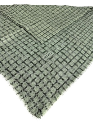 Eripek Desenli Flamalı Keten Eşarp- 06112-16