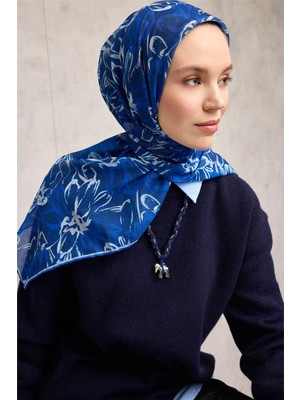 Silk Home Botanik Desen Soft Pamuk Eşarp