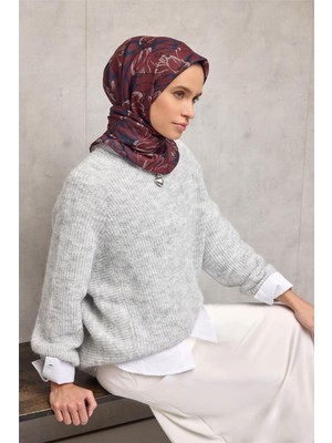 Silk Home Botanik Desen Soft Pamuk Eşarp