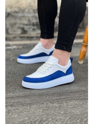 Beyaz Sax Ortopedik Taban Erkek Casual Ayakkabı