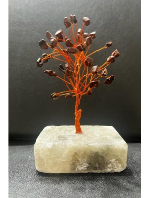 Feyza Design El Yapımı Doğal Obsidyen Hayat Ağacı Biblo, Sürpriz Hediye