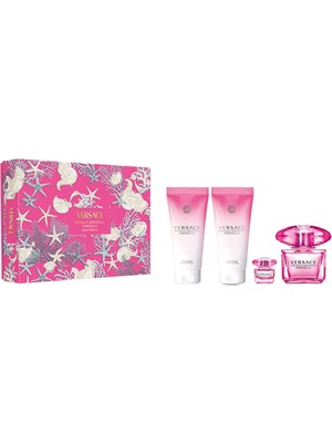 Versace Bright Crystal Absolu Edp Spring Set 25 90 ml Body Lotion 100 ml Shower Gel 100 ml Gwp 5 ml