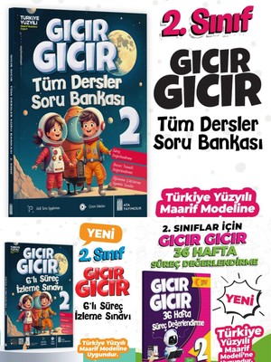 YDS Publishing Ata Yayıncılık 2. Sınıf Tüm Derler  7'li Denenemiş Deneme V336HAFTALIKKAZANIM Denemesi(3 Lü  Sett)
