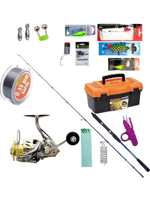 Halbart Ryuji Strobe 198 cm Jig Kamış & Ryuji Ares 5000D  Derin Su Jig Olta Seti