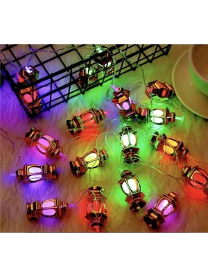 Alfa Life Marketing Ramazan Kandili 20'li 4 Metre Pilli Rgb