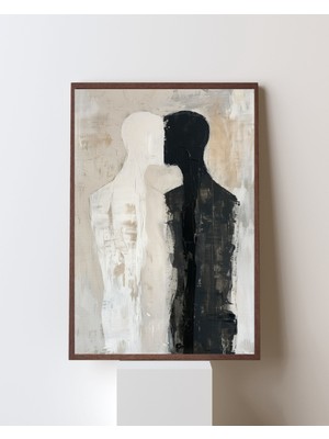 Fuart.Co Siyah ve Beyaz Dijital Baskı Poster (Çerçevesiz) BOFU