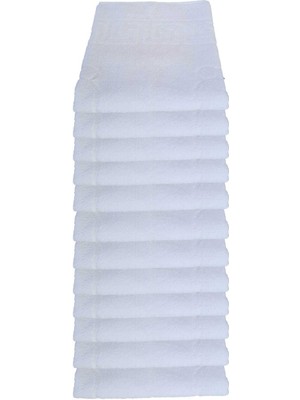 Mira Home 12 Li Ayak Izli Banyo Paspas 100 Pamuklu Ayak Havlusu