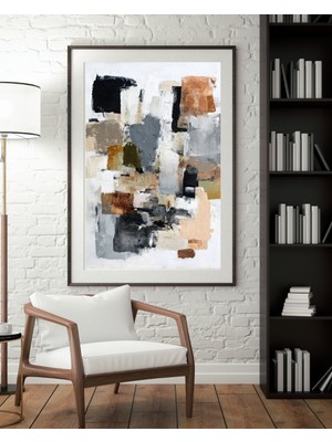 Fuart.Co Toprak ve Beton Dijital Baskı Poster (Çerçevesiz)