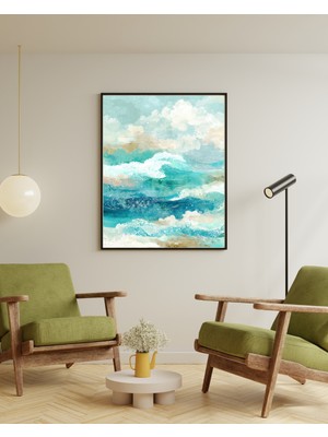 Fuart.Co Bulut Renkleri Dijital Baskı Poster (Çerçevesiz) BOFU