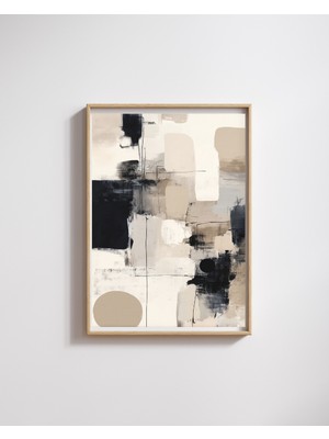 Fuart.Co Fırça Izi Boya Dijital Baskı Poster (Çerçevesiz) BOFU