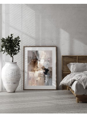 Fuart.Co Pastel Renkler Dijital Baskı Poster (Çerçevesiz) BOFU