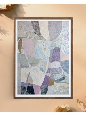 Fuart.Co Pastel Dokular Dijital Baskı Poster (Çerçevesiz) BOFU