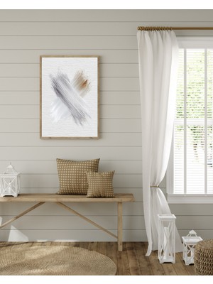 Fuart.Co Fırça Izleri Dijital Baskı Poster (Çerçevesiz) BOFU