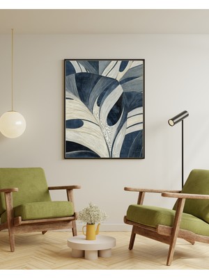 Fuart.Co Çiçek Yaprakları Dijital Baskı Poster (Çerçevesiz) BOFU