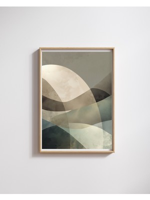 Fuart.Co Işık ve Yeşil Dijital Baskı Poster (Çerçevesiz) BOFU