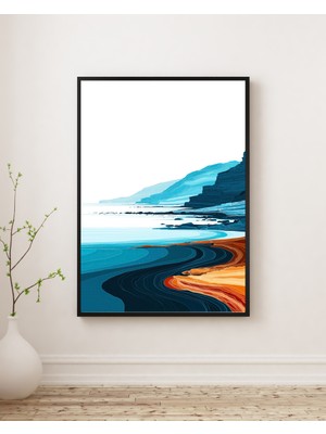 Fuart.Co Ufkun Izleri Dijital Baskı Poster (Çerçevesiz) BOFU