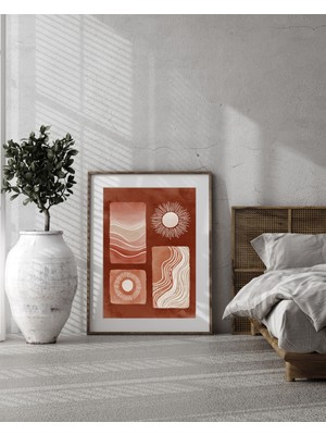 Fuart.Co Güneş Tapınağı Dijital Baskı Poster (Çerçevesiz) BOFU