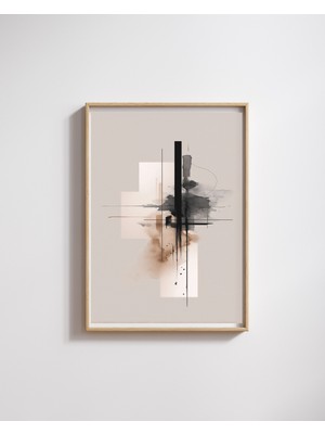 Fuart.Co Modern Çizim Dijital Baskı Poster (Çerçevesiz) BOFU